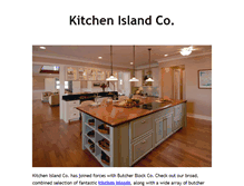 Tablet Screenshot of kitchenislandco.com
